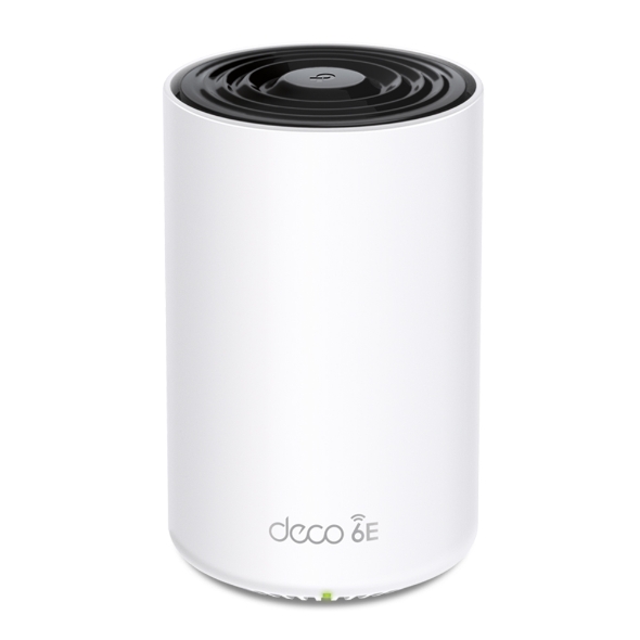 Una unità TP-Link Deco XE75 del kit da due