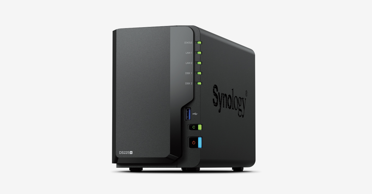 Synology DS225+ — immagine del produttore