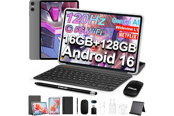 TECLAST P30T Android 16 con accessori