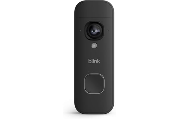 Blink Videocitofono 2K+ a pile nero